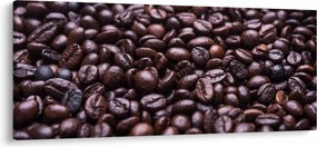 Tablou cu boabe de cafea (120x50 cm)