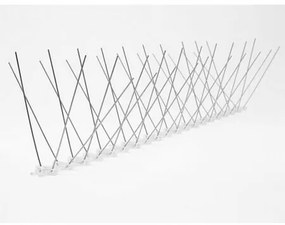 Ace de protecție împotriva porumbeilor, din inox, 50 x 12 cm