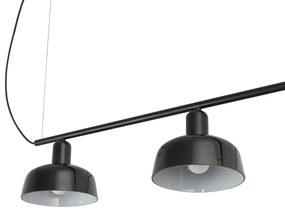 Lustra suspendata design modern TATAWIN negru