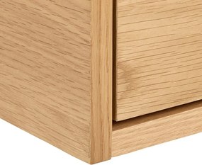Noptieră în culoare naturală deschisă cu aspect de lemn de stejar Monfort – Actona