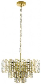 Lustra suspendata eleganta design modern CALMEILLES 1 auriu, 63cm 39613 EL