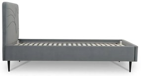 Pat pentru copii gri 90x200 cm Star – Scandic