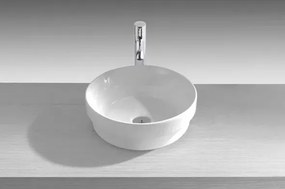 Lavoar pe blat Gala Circle rotund alb lucios 40 cm