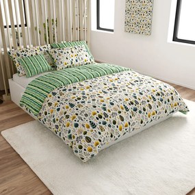 Lenjerie de pat policoton TREEVELLA POLY verde Dimensiune lenjerie de pat: 70 x 90 cm | 140 x 220 cm