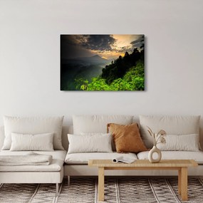 Tablou - peisaj montan verde (90x60 cm)