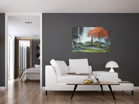 Tablou - Ilustrație a Grădinii de săbii (90x60 cm)