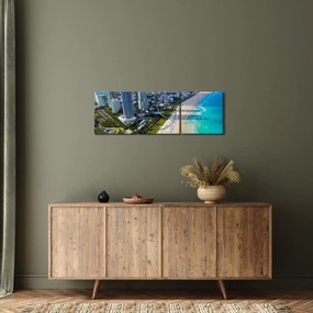 Tablou - Miami, Florida (cu ceas) (90x30 cm)