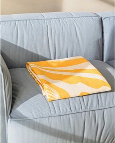 Pătură galbenă 165x200 cm Lino – noo.ma