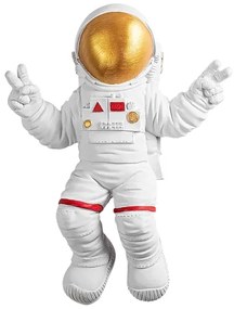 Decorațiune de perete 47x35 cm auriu astronaut