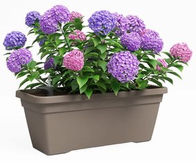 Jardinieră din plastic reciclat 58 cm Venezia – Artevasi