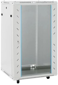 vidaXL Dulap de server, 18U, 19&quot; IP20, gri, 60x60x100 cm