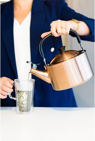 Ceainic arămiu din oțel inoxidabil 1,5 l Diamante – Vialli Design