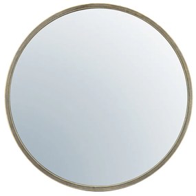 Oglinda rotunda cu rama aurie Selfie, 60 x 5 x 60 cm