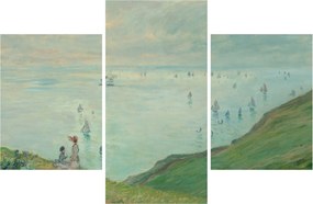 Tablou - Henri Fantin-Latour, Cliffs at Pourville, reproducere (90x60 cm)