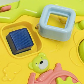 Baby Mix Baby walker cu muzică, albastru, 45,5 x52,5 cm