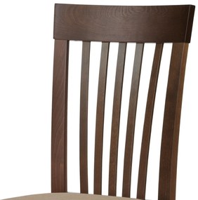 Set de scaune de sufragerie BC-3950, nuc, 2 buc.