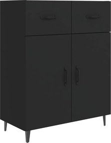 vidaXL Dulap, negru, 69,5x34x90 cm, lemn compozit