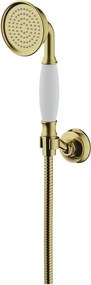 Set de dus cu porter Omnires Armance cu finisaj alama periata 1 functie
