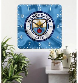 Ceas de perete Manchester City -30x30 cm