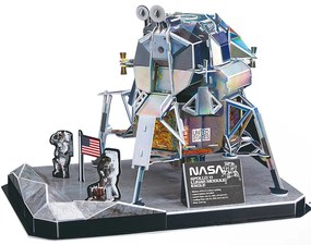 CUBIC FUN - PUZZLE 3D NASA - MODULUL LUNAR APOLLO 11, 93 PIESE - CUBIC FUN (CUDS1058h)