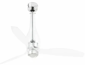 Lustra cu Ventilator si telecomanda ETERFAN M LED transparent