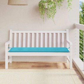 vidaXL Pernă de bancă de grădină, turcoaz, 150x50x4 cm, textil oxford