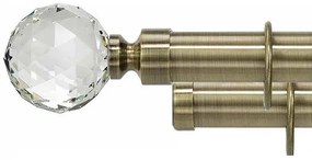 Galerie dubla - KULA CRISTAL - 35/25 - AUR ANTIC (Alege marime: 160 cm)
