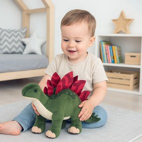 Baby Mix Jucărie de pluș dinozaur Stegosaurus, 38cm