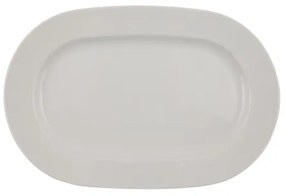 Set de veselă, 53 piese, alb/porțelan