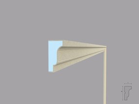 Ancadrament fereastra exterior FP131 dimensiuni 80x40x2000mm