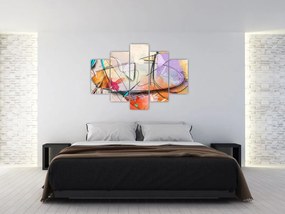 Tablou - Abstract, pasăre (150x105 cm)