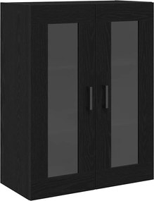 vidaXL Dulap de perete Stejar Negru 69,5 x 34 x 90 cm Lemn compozit