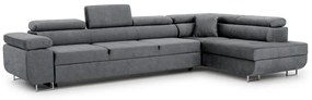Colțar extensibil Annabelle Maxi dreapta - tapițerie Zetta 304 / picioare cromate