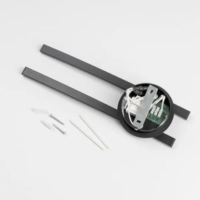 Plafonieră LED 2x6W/230V neagră