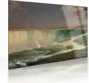 Tablou pe sticlă - Frederic Edwin Church, Niagara, reproducere (70x50 cm)