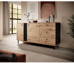 Dulap BADIA stejar/antracit