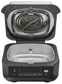 Friteuza cu aer cald si grill 5in1 Ninja Foodi Smart EG351EU, 1760W, 5.7 L, Pana la 4 portii, 5 moduri, Cyclonic Air, Smart Cook, Acoperire ceramica, Negru/Inox