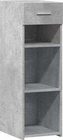 vidaXL Dulap, gri beton, 30x42,5x93 cm, lemn prelucrat
