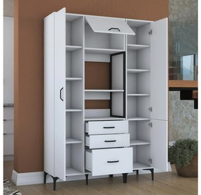 Set dulapuri bucătărie Jenaretta 18 (alb + negru). 1107090
