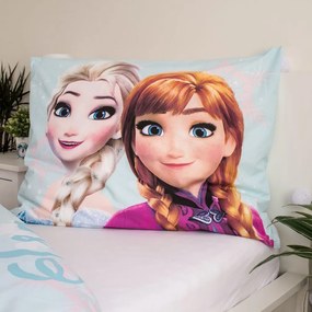 Disney Regatul de gheață Light Blue set de lenjerie de pat 140×200cm, 70×90 cm