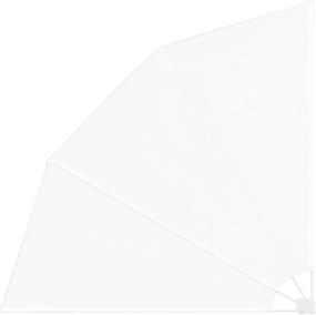 vidaXL Ecran de intimitate pentru balcon Alb 210 x 210 cm Poliester