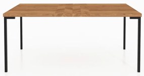 Masă dining din lemn de stejar 90x160 cm Abies – The Beds