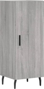 vidaXL Servantă, gri sonoma, 34,5x34x90 cm, lemn compozit