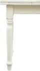 Masa extensibila, L120(210) 80 H80 cm, alba antic, lemn masiv