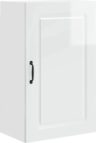 vidaXL Dulap de bucătărie Kalmar Alb lucios 50 x 31 x 80 cm
