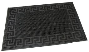 Covoraș de curățare din cauciuc Pins Deco 40 x 60 x 0,8 cm, negru