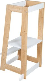 Turn de învățare alb din bambus – Roba