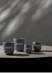 Set 30 Cesti Cafea tip Pahare NOVUM Gresie Glazurata, Diferite Marimi, Lunar Grey