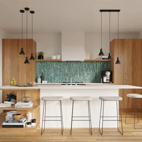 Lustră pe cablu TALEJA 3xE27/60W/230V neagră Sollux SL.0986