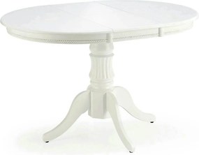 Masa extensibila alb WILLIAM, 90/124x90x75 cm